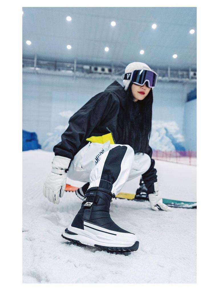 -40° Cold-Proof Women's Cotton Winter Boots: Warm, Short Tube, Thick-Soled, Non-Slip, Waterproof Outdoor Snow Footwear.