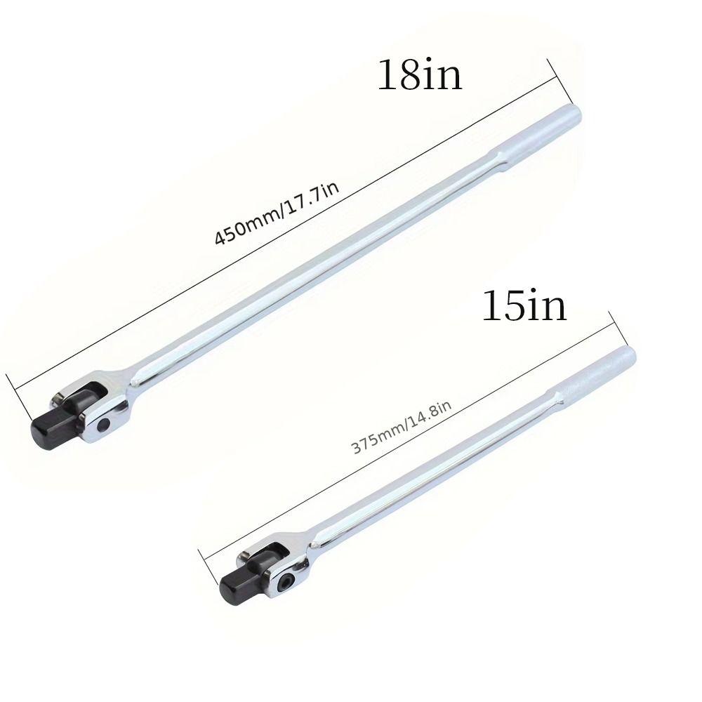 Activity Head Torque Wrench 1/2'' 15'' 18'' Strong Lever Wrench Repair Tool  Handling