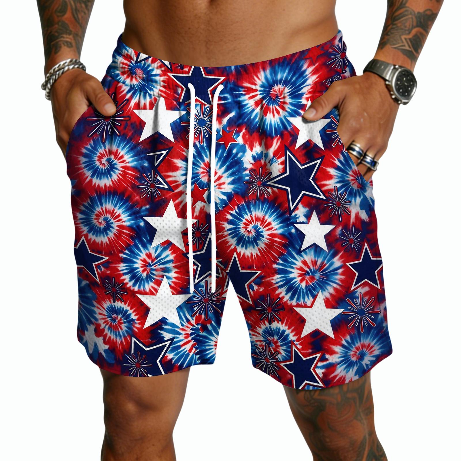 Мужские повседневные шорты на шнурке с плетением XXXL