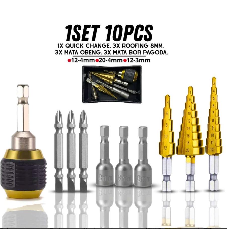 Hexagonal Self-Locking Quick Release Connector for Hand Drill