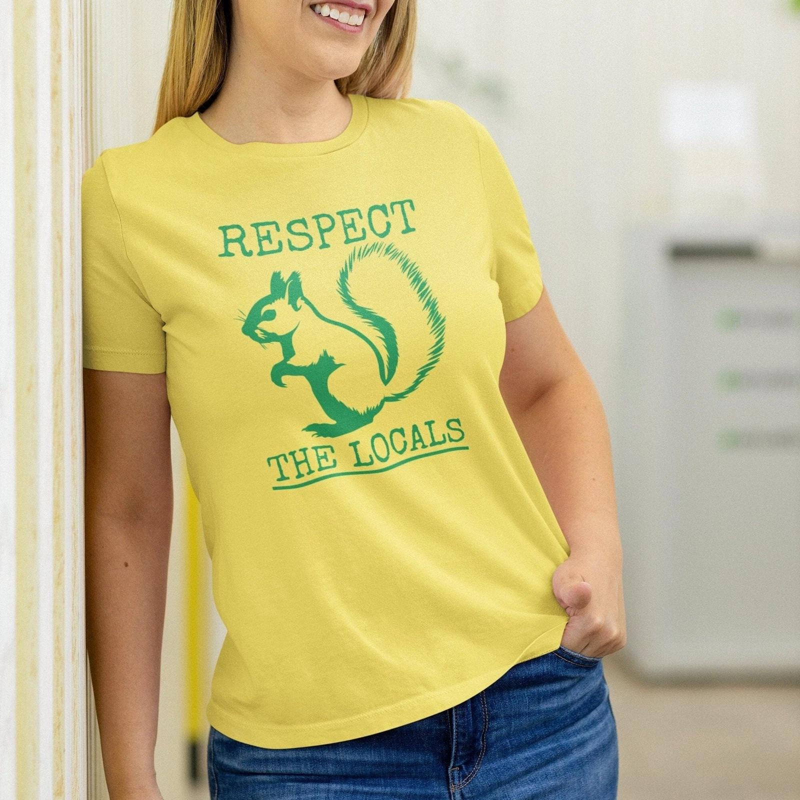 Respect The Locals Squirrel T-shirt S