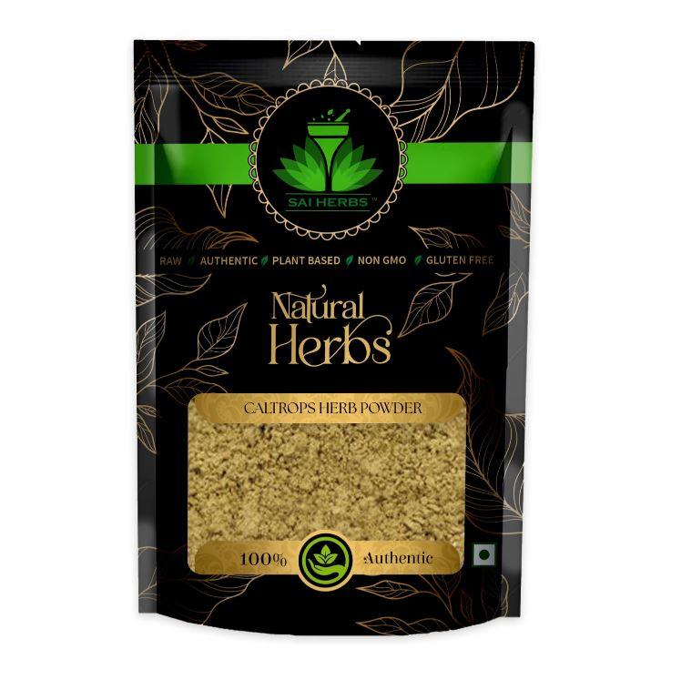SAI HERBS Caltrops Herb Powder - Pure & Natural (100 g)