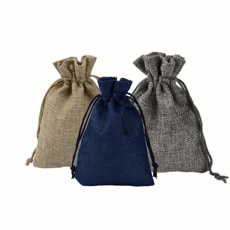 24pcs/set 3-color Drawstring  Storage  Pockets Candy Bag Christmas Gift