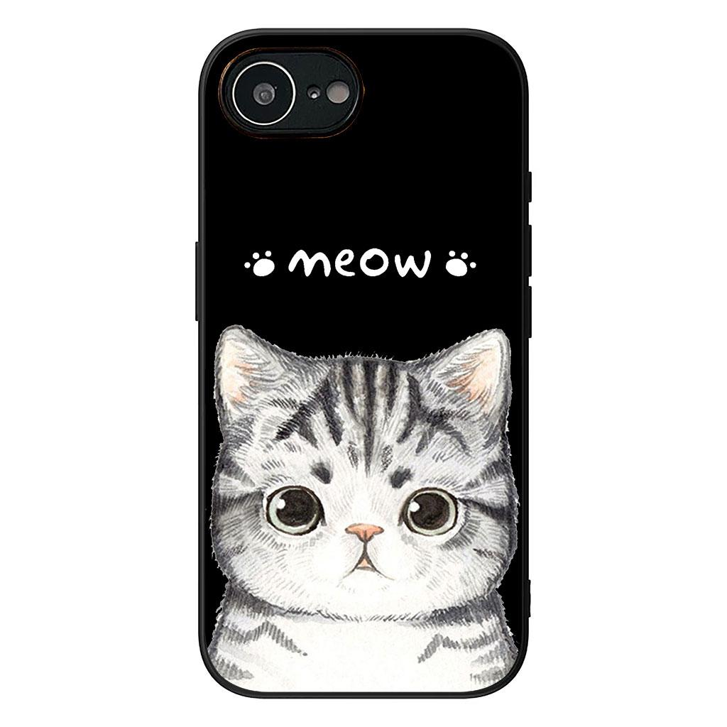 Cover for Apple iPhone 16 15 14 Plus 13 12 Mini 17 Pro Max + ProMax 16E Air 16+ 15+ Coque Phone Case Kitten Cat