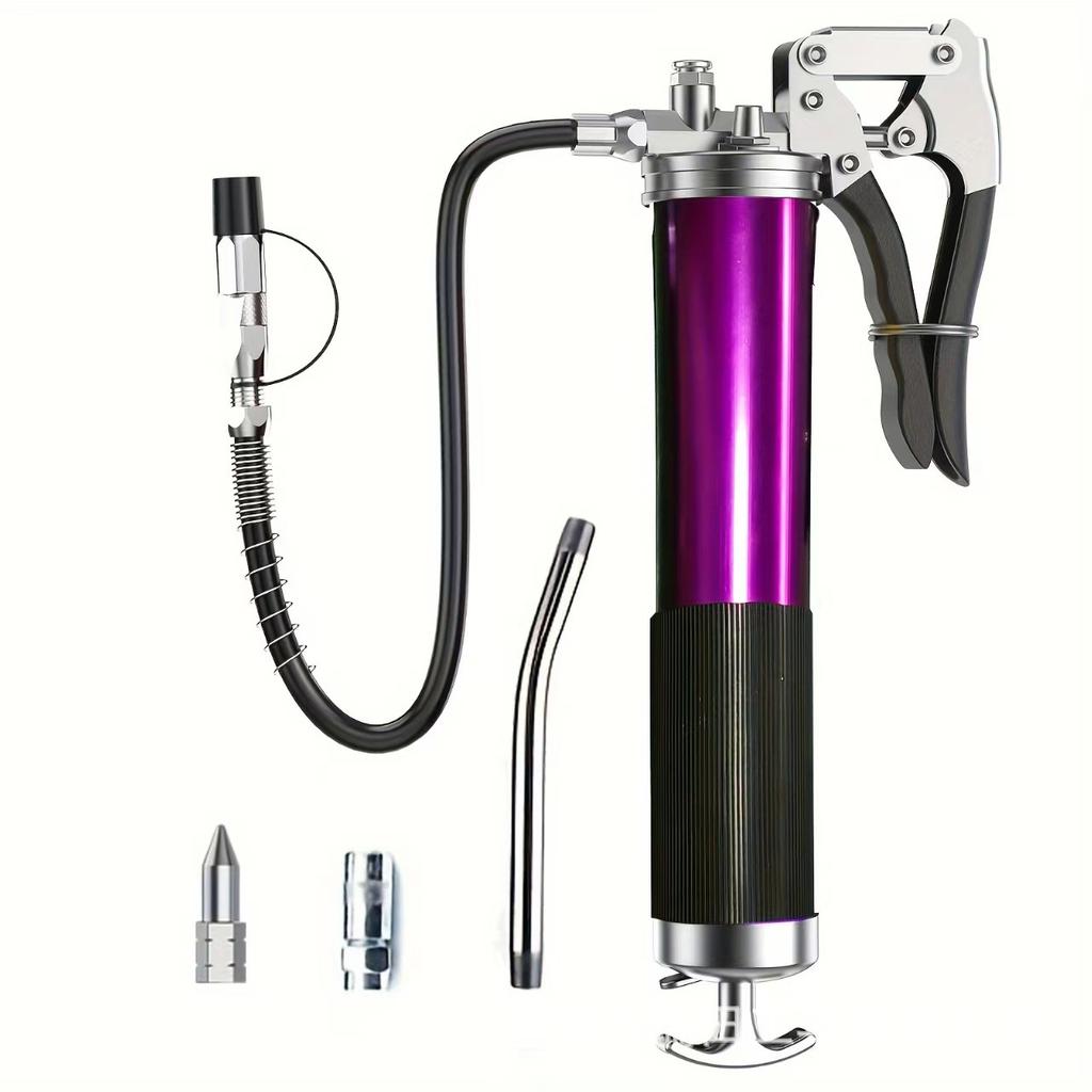 1 Satz/6 Stück Manuelle Fettpresse Manuelle Hochdruck-Pistolenfettpresse Hardware-Werkzeuge Arbeitssparende manuelle Fettpresse