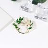 Fashion Alloy Gardenia Ladies Brooch