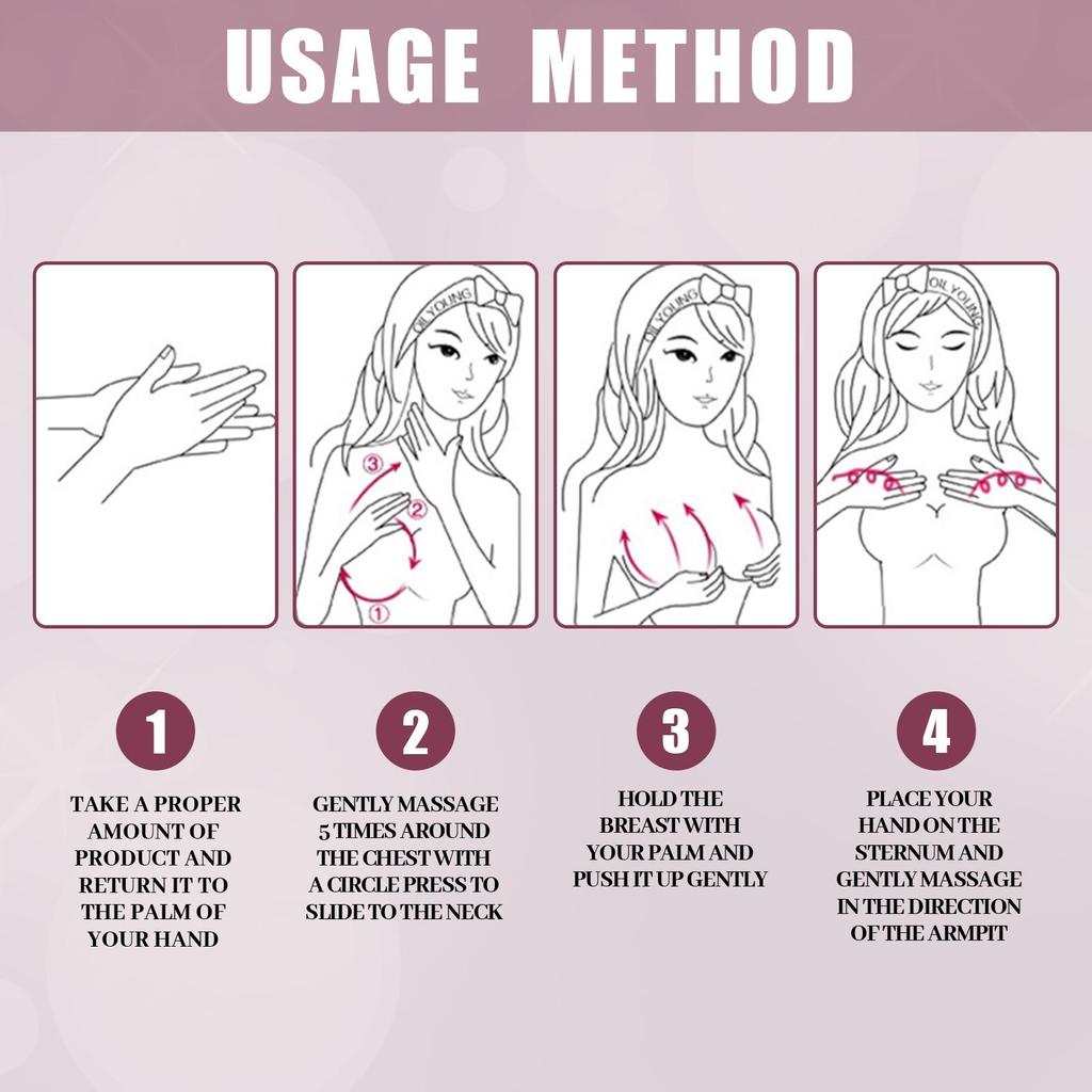 EELHOE Breast Cream for Firmness, Moisture and Fullness – Breast Massage Gel