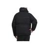 Adidas Originals Trefoil Premium Down Embroidered Logo Zip Collar Goose Down Jacket Men Outerwear Black HS7280