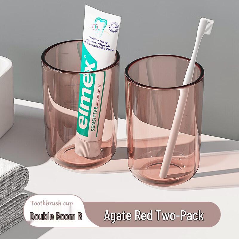 LIEI Wall-Mounted Toothbrush and Mouthwash Cup Holder