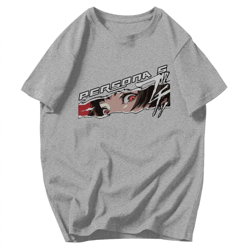 Men T Shirt Persona 5 Makoto Niijima Gifts Y2K Graphic Crewneck Unisex Clothing T Shirts