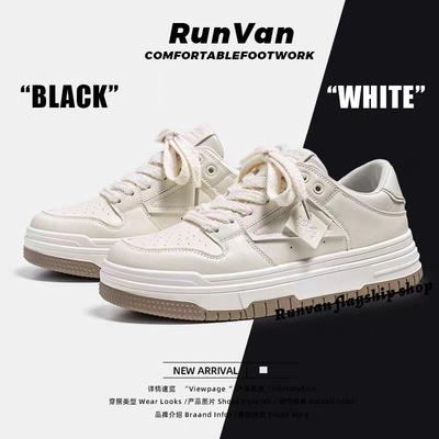 Spring Board Shoes Men's Casual Trendy Shoes Trendy Brand Black and White Panda Niche Design Sense Original Skateboard Shoes Ultra-light Thick Sole