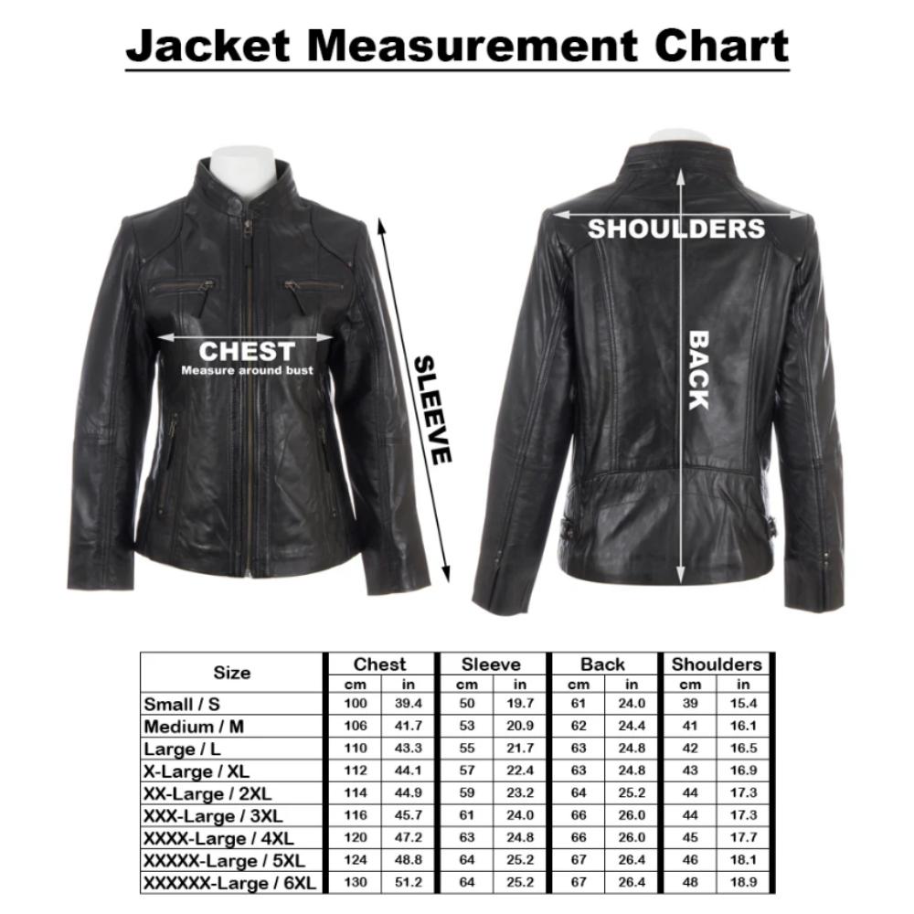 AVIATRIX Women's Real Leather Jacket (OBFQ) - Black