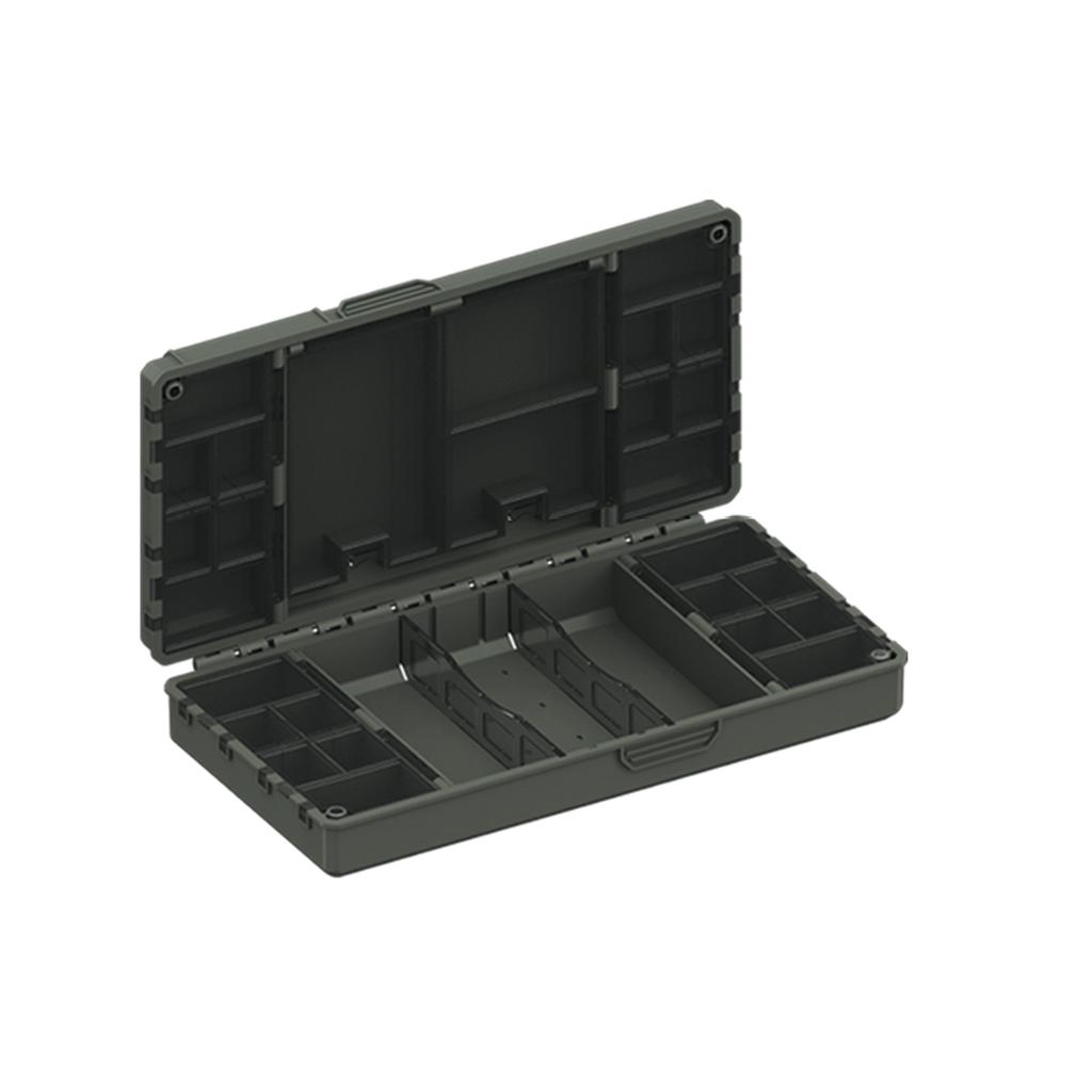 Fishing Tackle Box Carp Fishing Equipment Transparent Tackle Box with Scale Measured Multiple Compartments Fishing