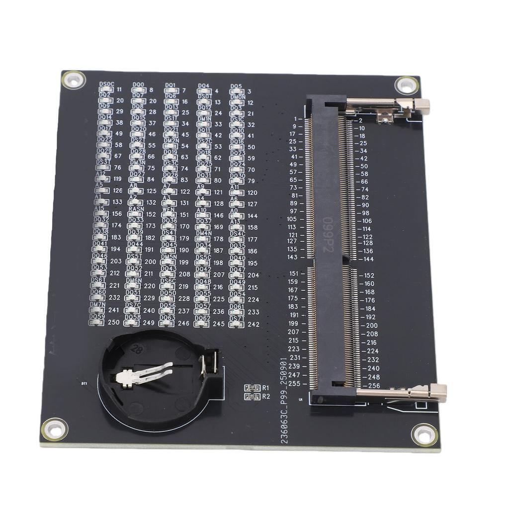DDR4 Laptop-Speicher-Testkarte mit LED-Anzeigen für schnelle Diagnose Tragbares DDR4-RAM-Testwerkzeug für IT-Techniker