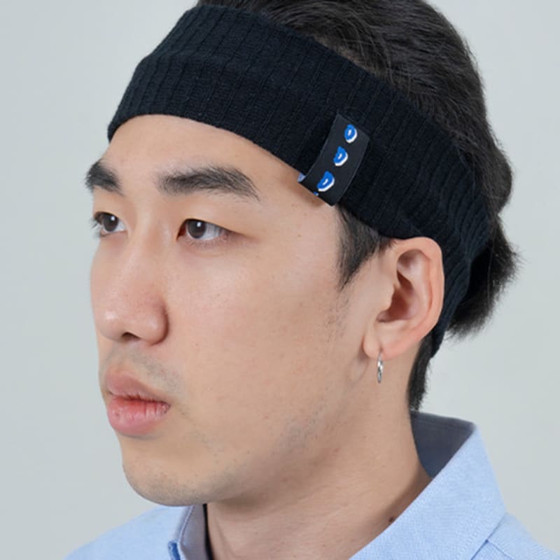 ODD DOT ODD Label Baumwoll-Haarband_Weiß