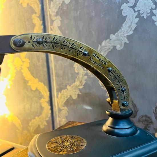 Messing Gravierte Lupe 17,78 cm Watts Sons London 1814, Handgefertigte Maritime Tischdekoration Heim Büro Jubiläum Hochzeit Weihnachtsgeschenk