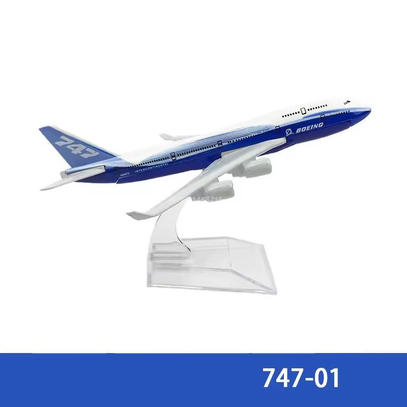 16CM Diecast Alloy 737 747 757 777 787 Airplane Model Toy Plane Collected Gift Series for Collectible Display