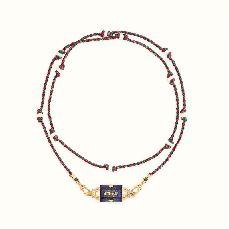 Bunte Tarotkarten-Halskette Design Stern Auge Anhänger Vergoldet Farberhaltung