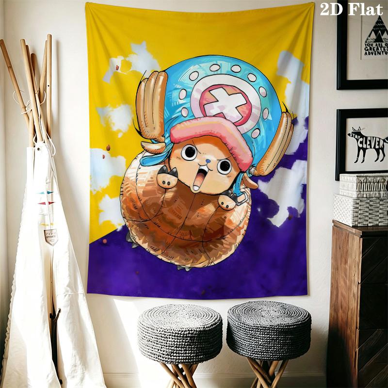 Tony Tony Chopper Nástěnná tapiserie Estetické závěsné dekorace na stěnu Tištěná látková přikrývka Dekorativní tapiserie Pro ložnici Obývací pokoj Domácí dekorace