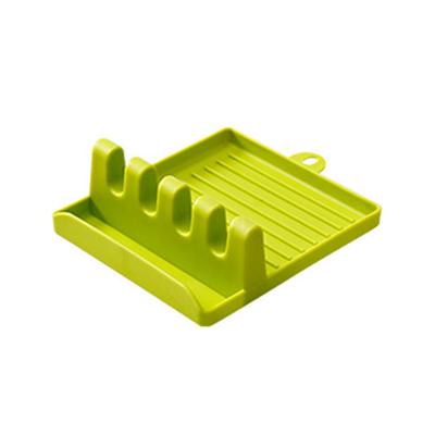 Soeplepel Schep Keuken Opbergrek Plank Houder PP Pan Deksel Stand Organizer Wit