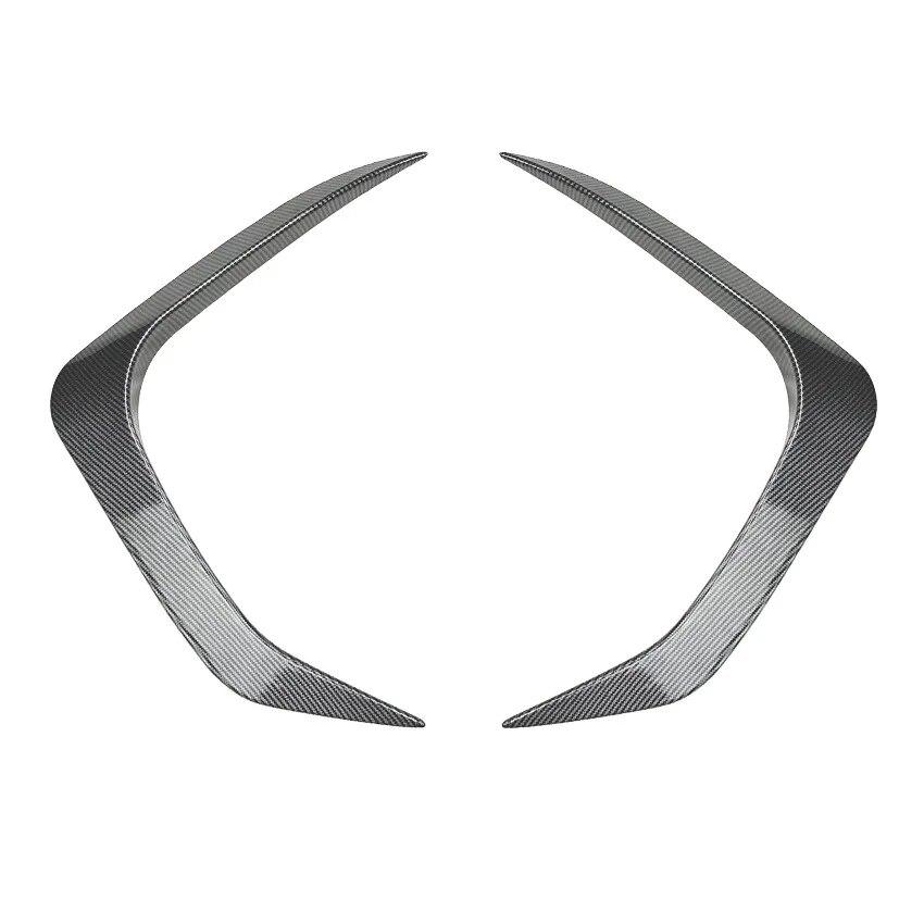 

Для BMW X1 U11 M Sport 2024 глянцевый черный ABS автомобильный передний бампер губа сплиттер боковой воздухозаборник противотуманная фара рамка спойлер Carbon Look