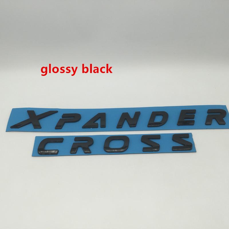 1pcs 3D ABS for XPANDER CROSS Car Letters Front Hood Bonnet Grill Emblem Rear Trunk Badge Sticker Decal Styling Accessories