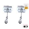 EDP1394-1 2 Pieces Rear Door Stop Check Assy Limiter Strap for Peugeot 607 9D 9U 1999-2010 9181F5