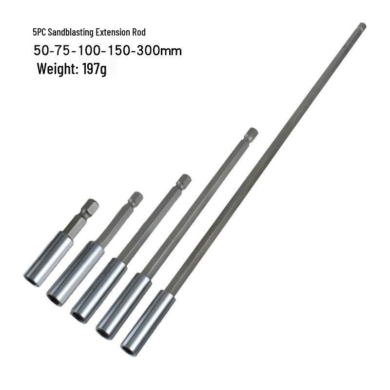 1/4" Magnetic Hex Key Bit Extension Socket for Air Screwdriver
