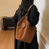 Sac cabas rétro fashion grande capacité pour femme - Automne/Hiver 2025