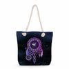 Dreamcatcher Print Thick Rope Single-shoulder Beach Bag 7309 KTB