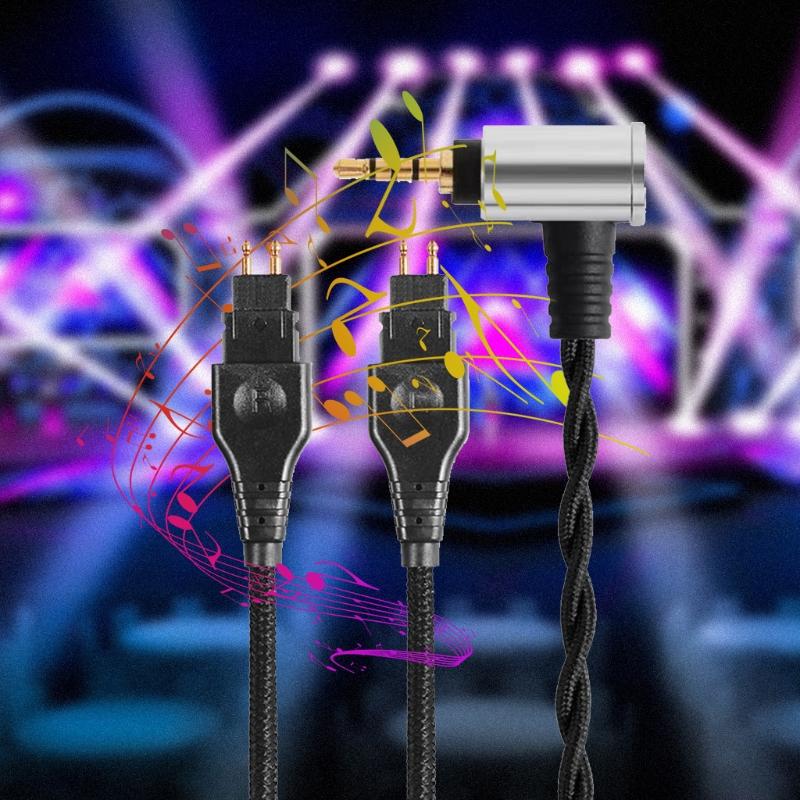 2. 5/3.5/4.4mm Microphone Cable Audio Cable Replacement for HD560 HD580 HD600 HD660S Balance Upgrade Cord