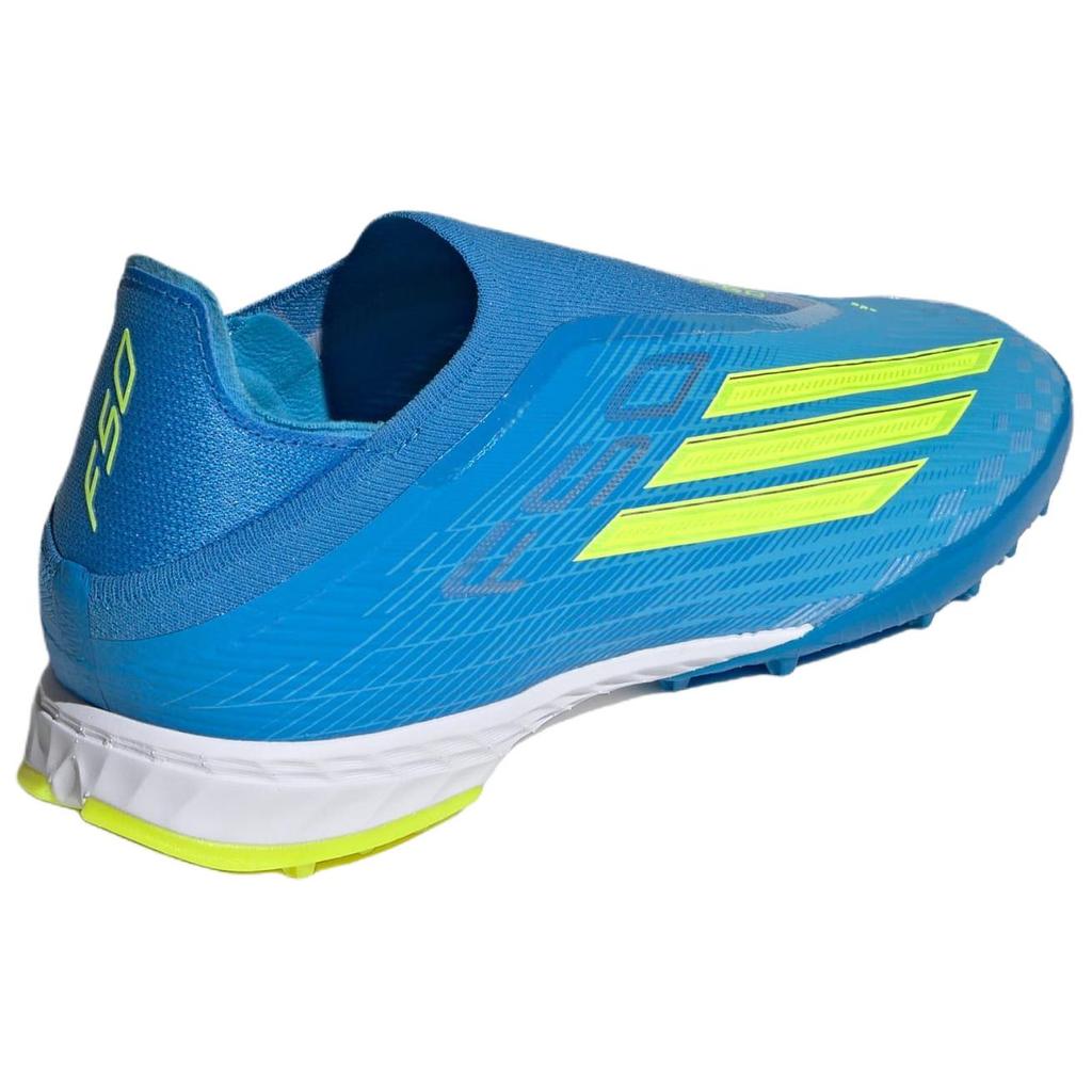 adidas F50 Pro Versatili Comode Supportive Leggere Scarpe da Calcio Unisex Scarpe da Calcio Blu Verde JQ1484