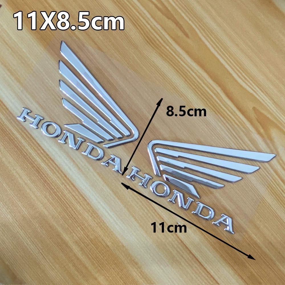 CKU5 Honda Motorcycle Modification Set Logo 3D Sticker HONDA Electroplated Letter Label Waterproof Sticker Moto Accessories Cbr 600