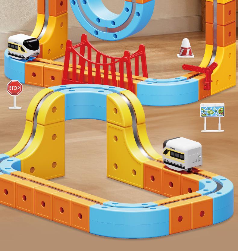 Magic Track Cube: Versatile Magnetic Assembly Toy Car with Free Shipping