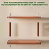 Desktop Storage Rack Durable Construction Strong Load-bearing Multipurpose Wood Tabletop