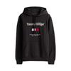 Tommy Hilfiger Mens Embroidered Relaxed Fit Pullover Hoodie