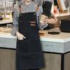 1pc Thick Canvas Apron for Foreign Trade Processing Work Cowboy Horticulture Coffee Shop Waterproof Horticulture Kitchen Apron