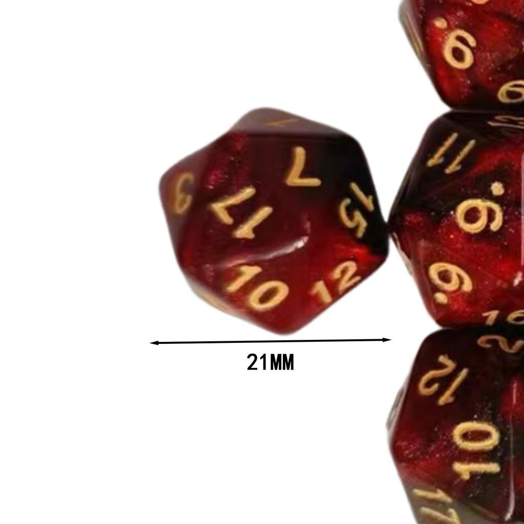 Polyhedral Dice Assortment for Interactive Gaming Sessions