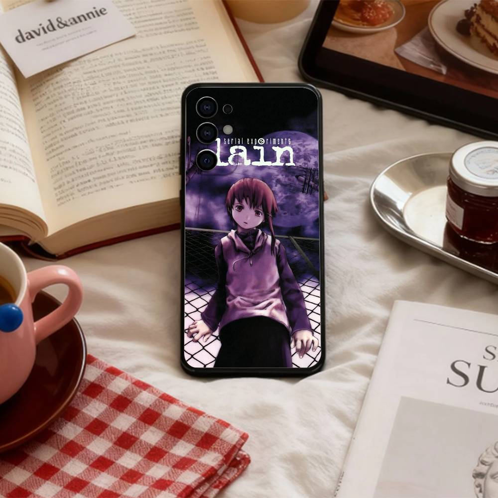 S-Serial E-Experiments Lain   Phone Case For Samsung S 25,24,23,22,30,21,10,9,Ultra,Plus,Lite,FE,4,5 G Soft Black Case