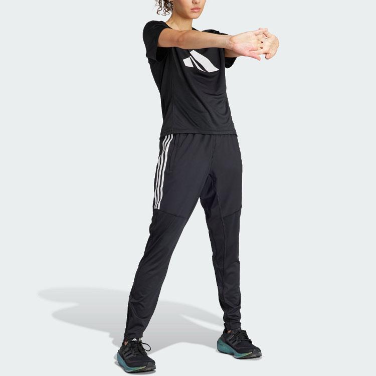 Adidas Own The Run 3-Stripes Joggers Women Joggers Black IS0379