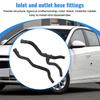 Set of 2 RADIATOR Three-Way Water Pipe Inlet & Outlet Hose for 10-15 Chevrolet Cruze 95390887 95390883 9075007 9075008—L49A