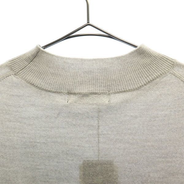 Nepoužitý URBAN RESEARCH vlněný svetr s dlouhým rukávem Free šedý úplet Dámský Použitý