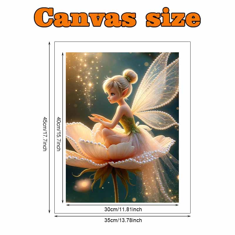 Disney Pearl Painting Set Tiny Tinky Winky Pearls On Petals Exquisite and Sparkling Artwork Perfect for Home Wall Decoration and Handmade Gifts