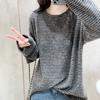 European Fashion Retro Loose Long-sleeved Striped Bottoming Shirt T-shirt Women's Spring 2026 Versatile Casual Top Trend