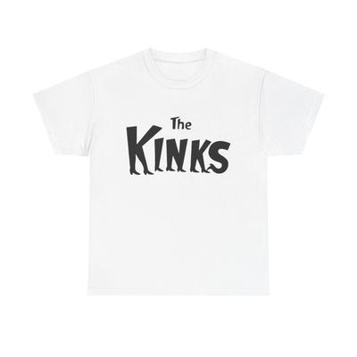 T-shirt Grafica Vintage The Kinks Unisex Cotone Pesante