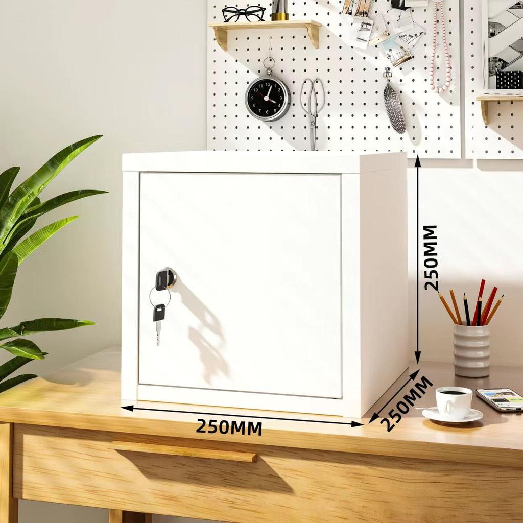 Stahl Diebstahlsicher Abschließbarer Desktop Aktenorganizer Schrank für Zuhause oder Büro