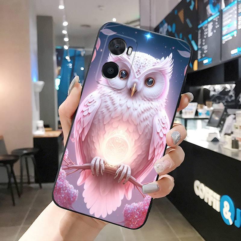 Fantasy owl Phone Case For OPPO A77 A57S A96 A91 A54 A74 A94 A73 A78 A53S A54S A15 A16 A17 A52 A58X A98