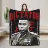 Kylians Mbappes The Dictator Meme Blanket  Flannel Awesome Warm Throw Blanket for Bedspread Spring/Autumn