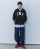 Cgp Arch Logo Zip-Up Hoodie - Black
