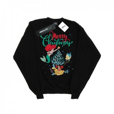 Boys Princess Ariel Merry Christmas Sweatshirt